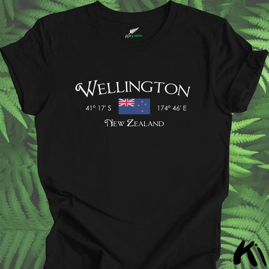 Wellington New Zealand Flag Co-ordinates T Shirt